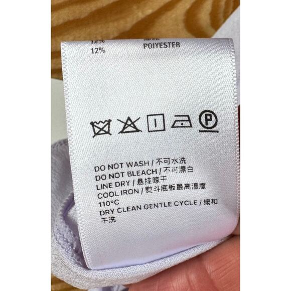 NWT Jacques Wei Sheer Tank Top Size Medium Women’s Light Purple - Picture 4 of 9